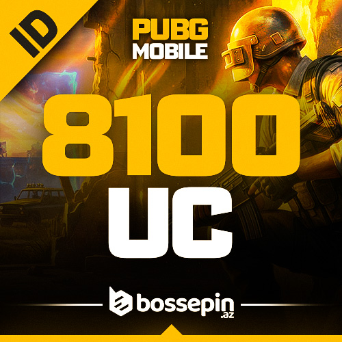 PUBG MOBİLE 8100 UC